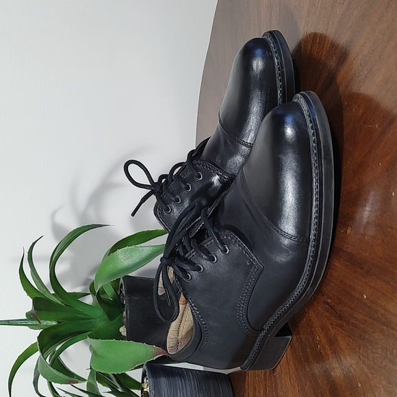 dockers black dress shoes Dockers Mens Irving Slip Resistant Work Dress Oxford Shoe Black main image 0